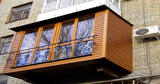 Внешняя отделка балкона Невинномысск цена от 1048 руб. м/2.